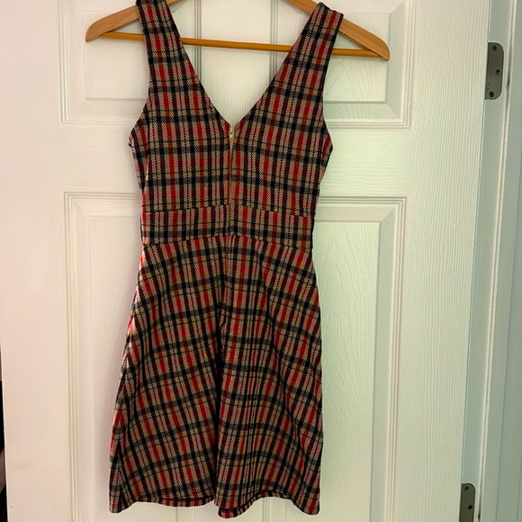B. DARLIN PLAID DRESS SZ 3/4 - Picture 3 of 5